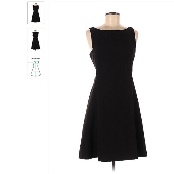 CLUB Monaco Sexy Cut Out Black Dress Size 8 - Picture 2 of 3